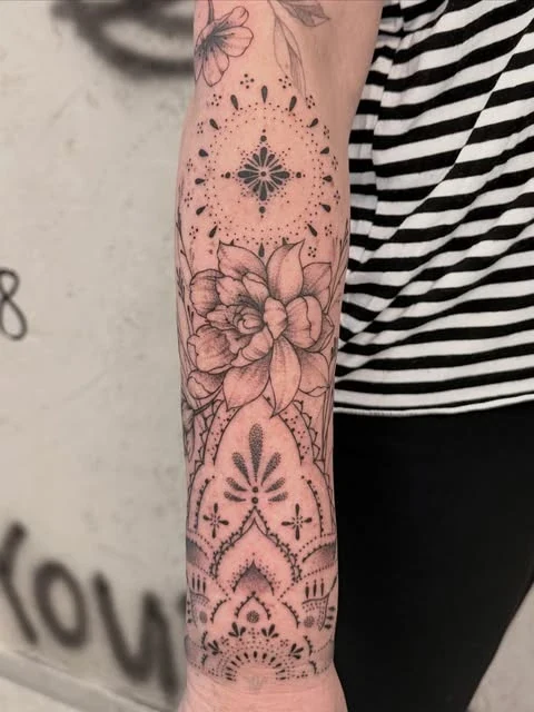 Ausgewählte Tattoo-Arbeit in der öffentlichen Beispielansicht